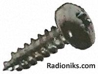 Cross self tap screw pan A4 No4 x 3/8in (1 Box of 100)