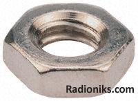 Nickel plated brass half nut,M2 (1 Bag of 250)