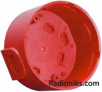 Red xenon beacon base w/safety lock