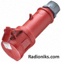 Socket,ProTop,400V,16A,3P+E,Red