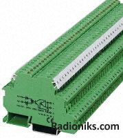 DIN rail optocoupler, 24Vdc in, 10A out