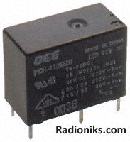 PCH Series Relay,1CO,10A 120ac,5dc 200mW