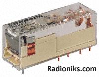 PCB safety relay,8A DPNO+DPNC 12dc 800mW