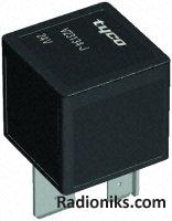 Automotive plug-in relay,50A SPNO 12Vdc