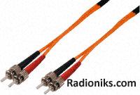 Duplex ST/ST patch lead,50/125um 10m