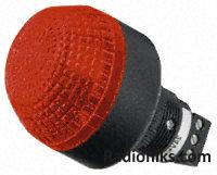 30mm panel mount red led beacon,24V