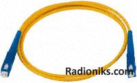 SC-SC patchlead OS1 Simplex Yellow 10m