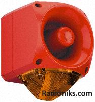 110dB sounder & amber beacon,10-60Vdc