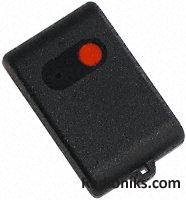 Key fob case, small black button