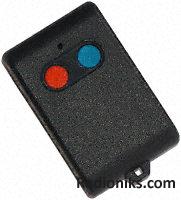 Key fob case, red/blue buttons