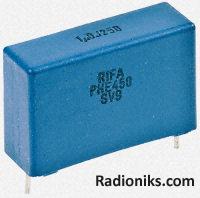Radial polyprop cap,1uF 250V 27.5mm