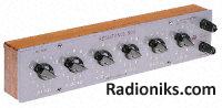 RM6 6 decade rotary resistance box