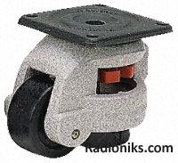 Castor w/levelling feet,50mm 250kg