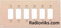 2way faceplate for mini skt w/brackets