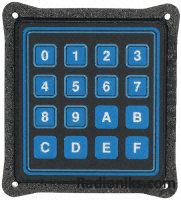 Keypad 12 way sealed white matrix o/p