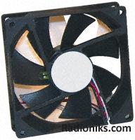 DC axial fan 127x38x127mm 15W 12Vdc