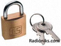 Security padlock 25mm