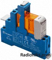 DPDT relay interface, 8A 12Vdc coil