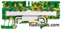 Terminal, DIN rail, 4mm2 (1 Pack of 25)