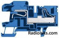 Terminal, DIN rail, 10mm2 (1 Pack of 25)