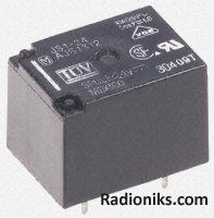 SPDT miniature relay,10A 12Vdc coil