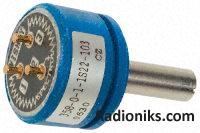 6.35mm end stop potentiometer, 358, 1K