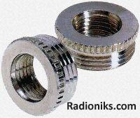 Nickel Plated Brass reducer  M25 to M20 (1 Bag of 5)