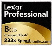 Lexar 8GB 233x CompactFlash Card