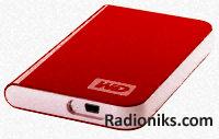 WD MyPassport Essential, Red, 500GB