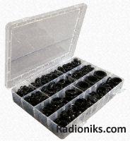 437 piece PVC Black Grommet Kit