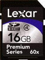 Lexar 16GB 100x SDHC Media Card