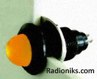 LED indicator 12.7mm 652 yellow 12-28Vdc