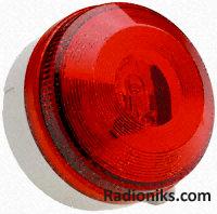 Xenon beacon 5J Red 180-250Vac shallow