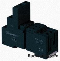 Socket DIN, blk, 11 pin for 55.33 relays
