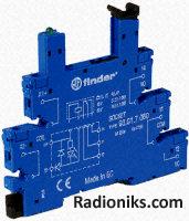 Socket DIN, 12-24Vac/dc for 34.51 relay