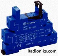 Socket DIN, 240Vac/dc for 41.52 relay