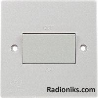 White 6A 3 Pole Fan Isolator Switch