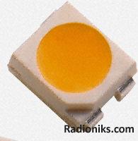 LED,WHITE SMD YELLOW LENS 120deg