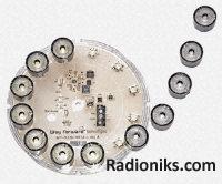 12xWh LED Circ Array,1510lm,5000k + Dim