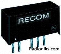 DC/DC converter,15Vin,+/-5Vout 100mA,1W