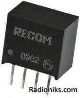 DC/DC converter,24Vin,5Vout 400mA,2W