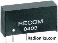 DC/DC converter,5Vin,15Vout 66mA,1W