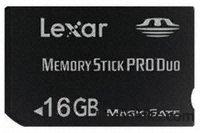 Lexar 16GB Memory Stick Duo Pro