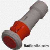 Connector Red 3P+E IP67 63A 415V