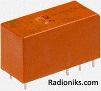 PCB Relay DPDT 8A 12Vdc AgNi