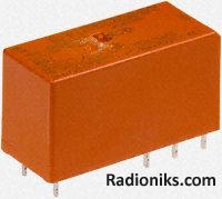 SPDT PCB relay,washtight,5mm,16A 115Vac