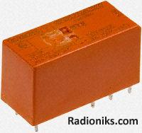 PCB Relay DPDT 8A 6Vdc wash tight