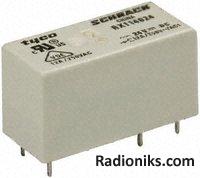 PCB Relay SPDT 12A 24Vac white cover