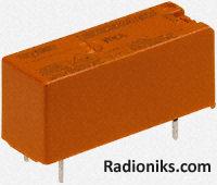 PCB Relay SPST-NO 8A 5Vdc AgNI gold/p