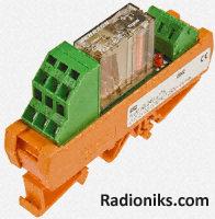 Industrial PCB Relay, DPDT, 24V, 6A